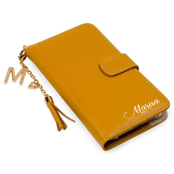 Capa para Celular de Couro com Nome