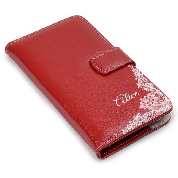 Capa para Celular de Couro com Nome