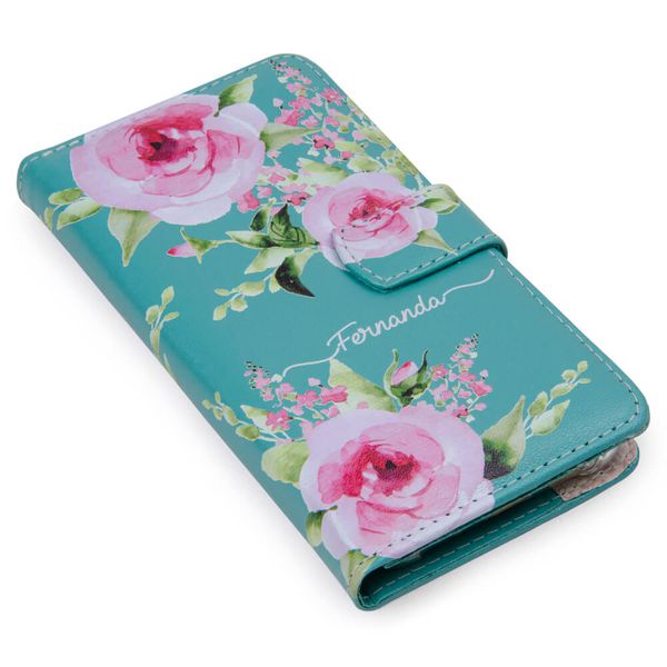 Capa para Celular de Couro com Nome