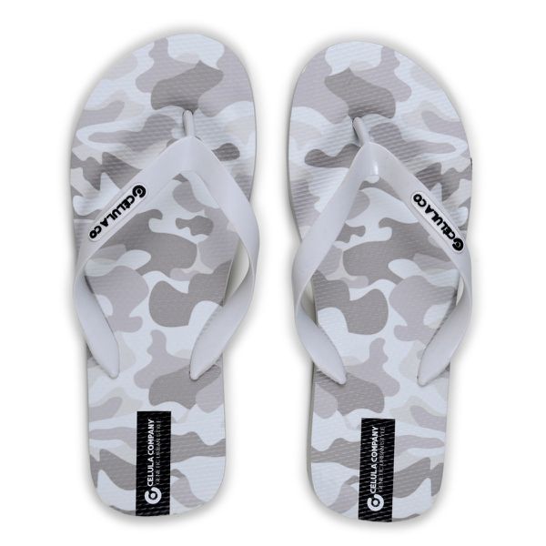 Chinelo - Camuflado Branco