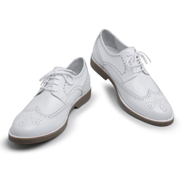 Sapato branco orders oxford