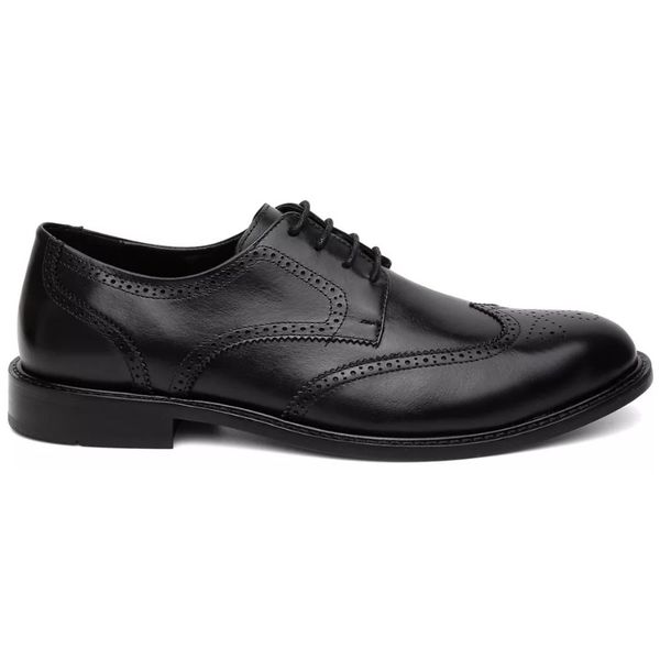 Sapato Social Brogue Tamanho Especial em Couro 