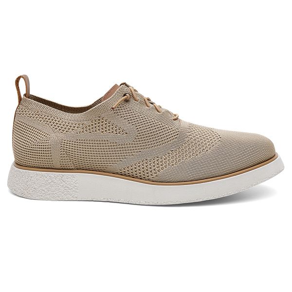 Tênis Masculino Suiça Casual Knit Bege