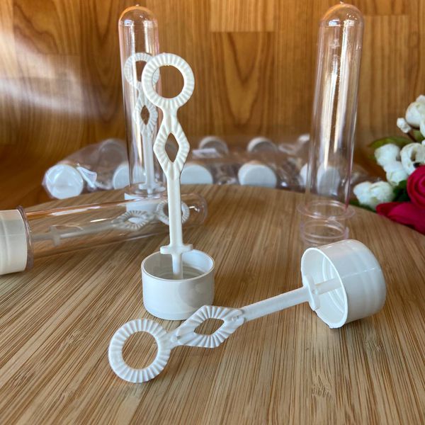 Tubete Bolha Sabão 13CM Branco - 13cm 