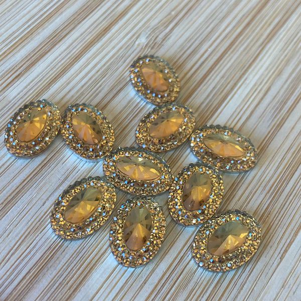 Chaton Borda Oval 10x14 Castanho 10 unidades