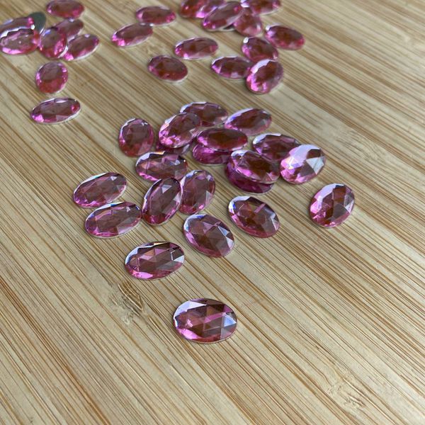 Chaton Oval 13x18 Rosa Claro 10 unidades