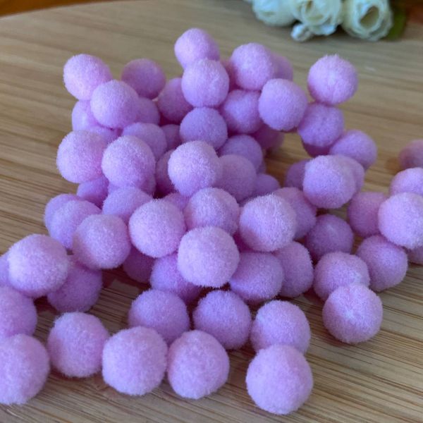 Pompom 1CM Lilás - Cores Aproximadamente 100un