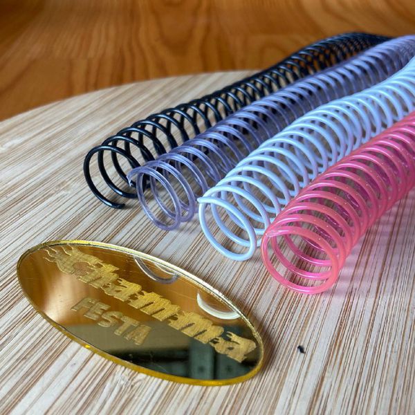 Espiral A4 17mm 5un. AtÉ 100 Fls.