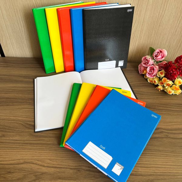 Caderno Brochura Grande Sem Pauta – 96 Folhas