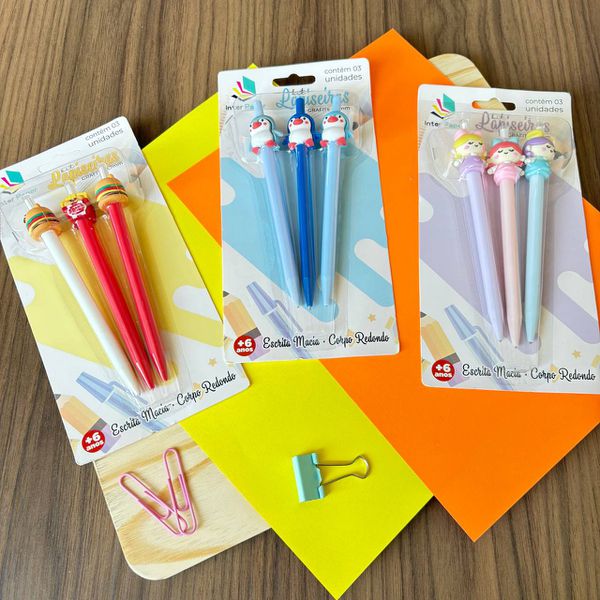 Kit 3 Lapiseiras 0.7mm