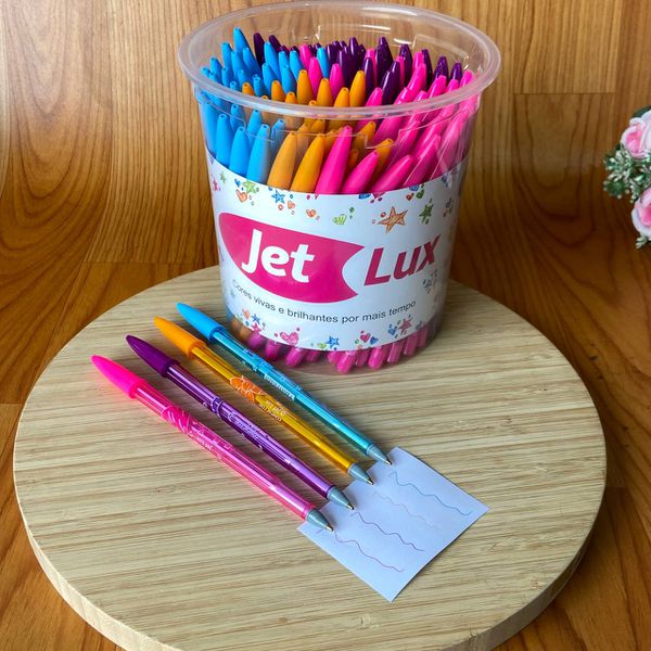 Caneta Esferográfica Compactor Jet Lux (Ponta 1.0mm)