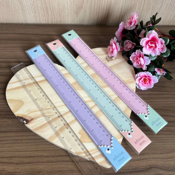  Régua Transparente - 30 CM