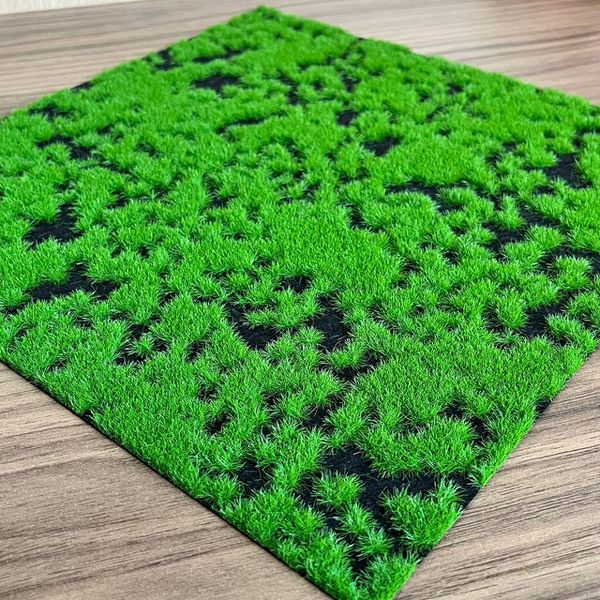 Grama Sintética Musgo 30x30 cm 