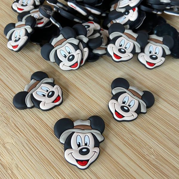 Aplique Emborrachado Mickey Safari 3cm - 10un 