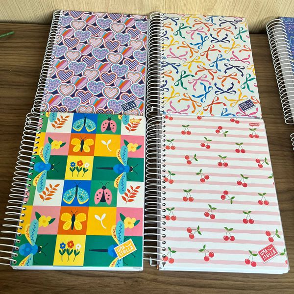 Caderno Espiral 15x1 240 Folhas – Uma Stella