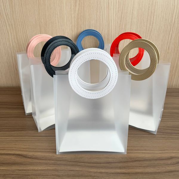 Sacola Fosca C/Alça de Courino Redonda – 16x8x18,5 cm