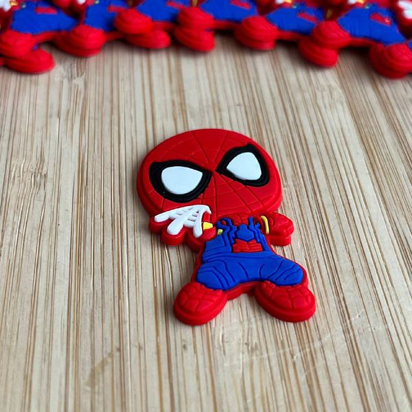 Aplique emborrachado homem aranha baby/ teia -10 unidades