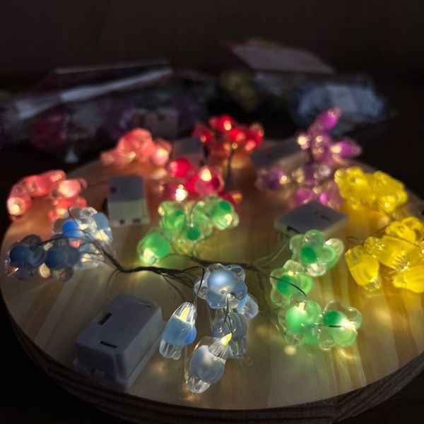 FIO LED GIRASSOL 1 MT UN LUZ AMAR. CORES