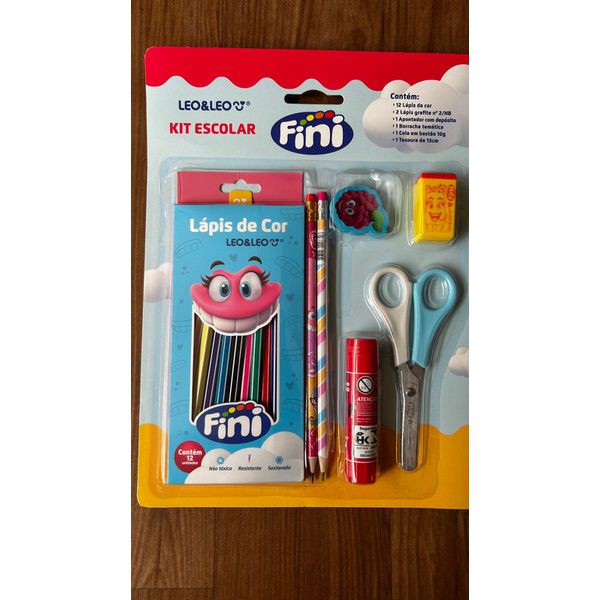 KIT ESCOLAR FINI 7 ITENS UN LEOLEO