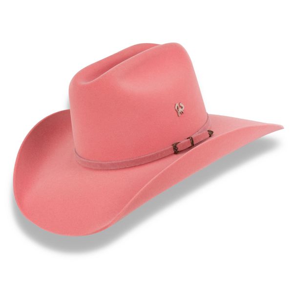 Chapéu Traiado Americano Texas Rosa Bebê