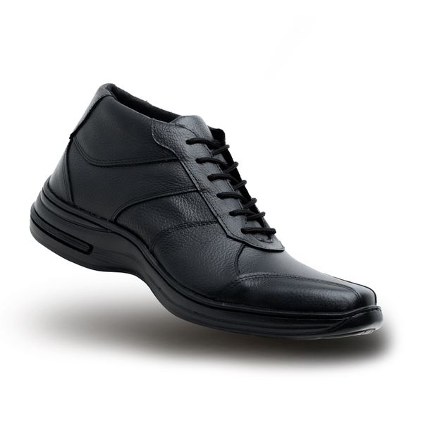 Bota Masculina em Couro Preto