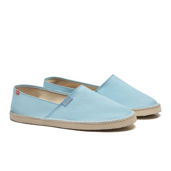 alpargatas espadrilhe tradicional chazz lona azul sky feminino
