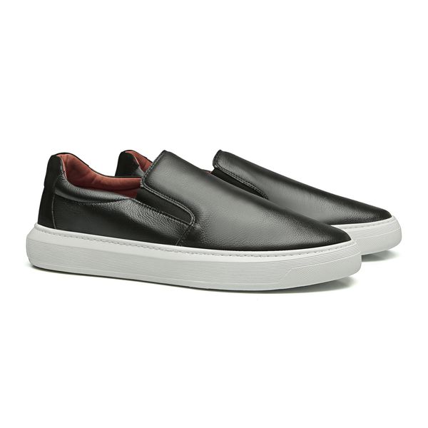 Tênis Slip On Casual Chazz Preto