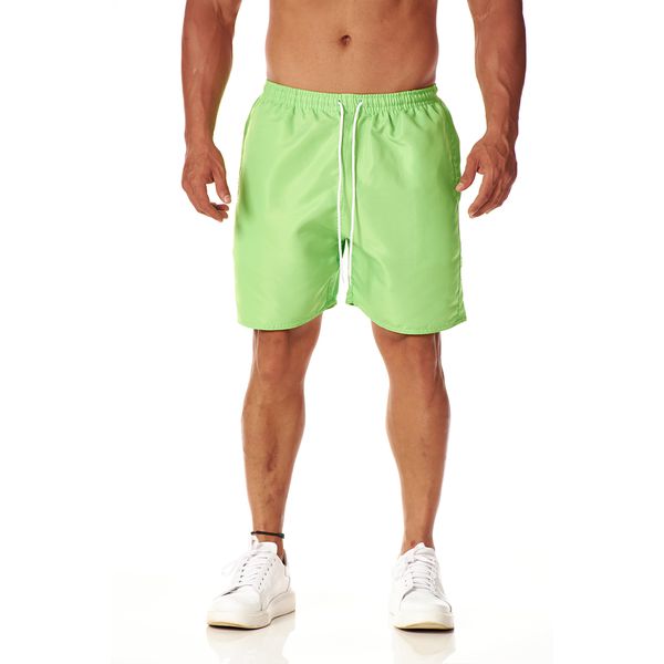 Bermuda Tactel Masculina Verde Com Cordão 