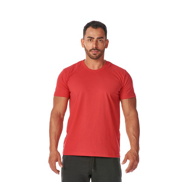 Camiseta Básica Masculina Vermelho