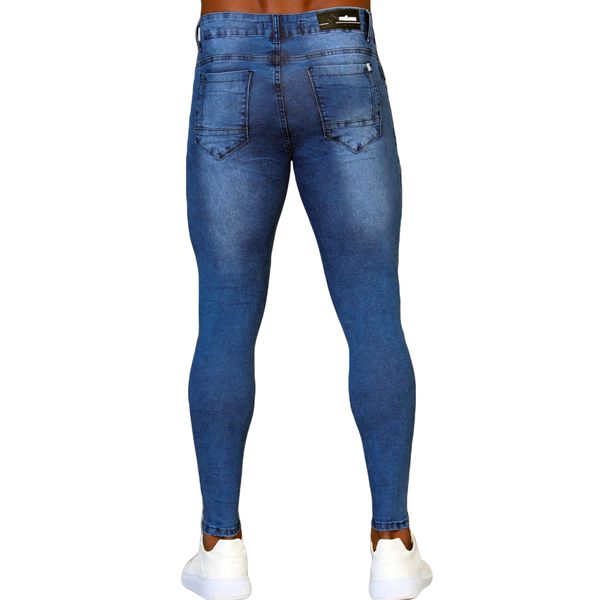Calça Jeans Masculina Slim Elastano Conforto 7915