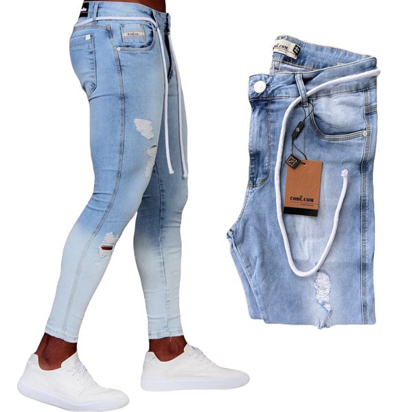 Calca Pantacourt CalÃ§a Jeans Premium Destroyed Renner CalÃ§a