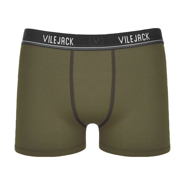 Cueca Boxer Polysuede Verde/Preta
