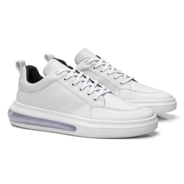 Tênis Air Branco Solado Com Amortecedor Casual Masculino Lançamento