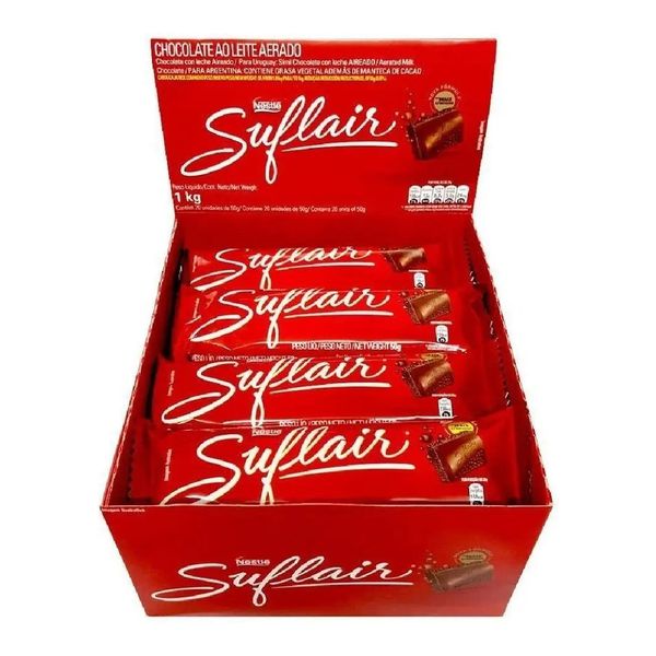 CHOC SUFLAIR AO LEITE 50G NESTLE - 53570 - CHOKDOCE