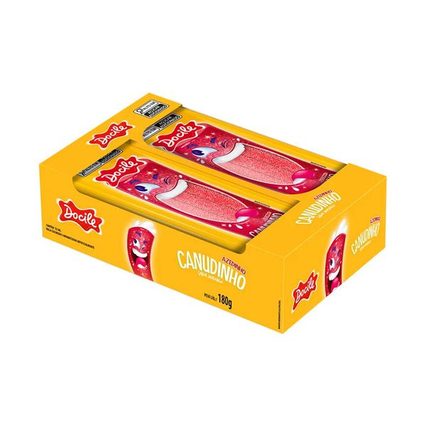 BALA CANUDINHO MORANGO CITRICO 15G DOCILE - 383714 - CHOKDOCE