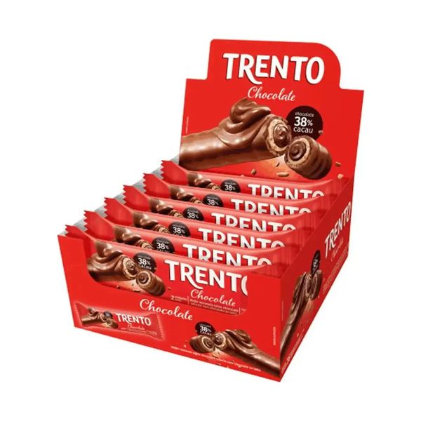 WAFER TRENTO RECH CHOCOLATE 32G PECCIN - 78696 - CHOKDOCE