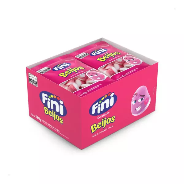 BEIJOS DE MORANGO 15G FINI - 345132 - CHOKDOCE