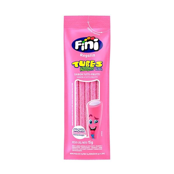 TUBINHO TUTTI FRUTTI 15G FINI - 216043 - CHOKDOCE