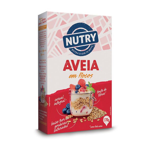 AVEIA EM FLOCOS 170G NUTRY - 292948 - CHOKDOCE