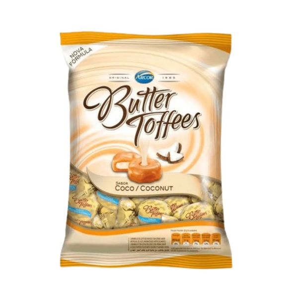 BALA BUTTEER TOFFEES SABOR COCO 500G - 475624 - CHOKDOCE