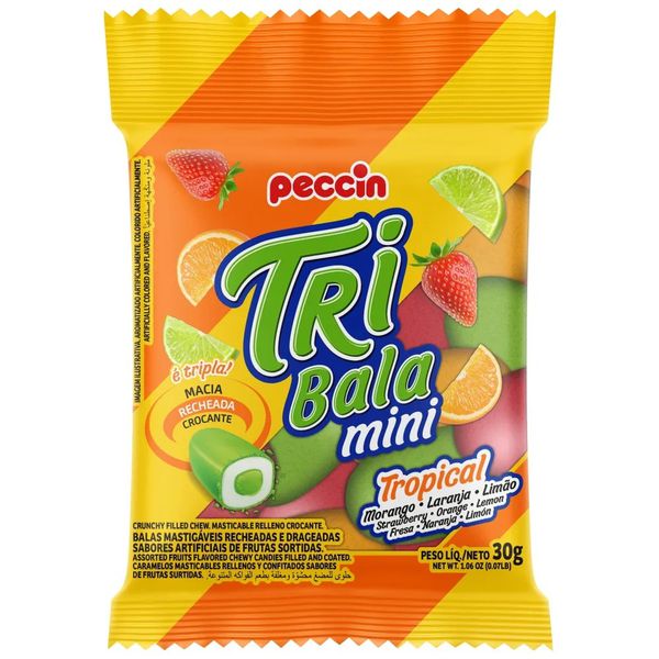 BALA TRIBALA MINI TROPICAL 30G PECCIN - 546751 - CHOKDOCE