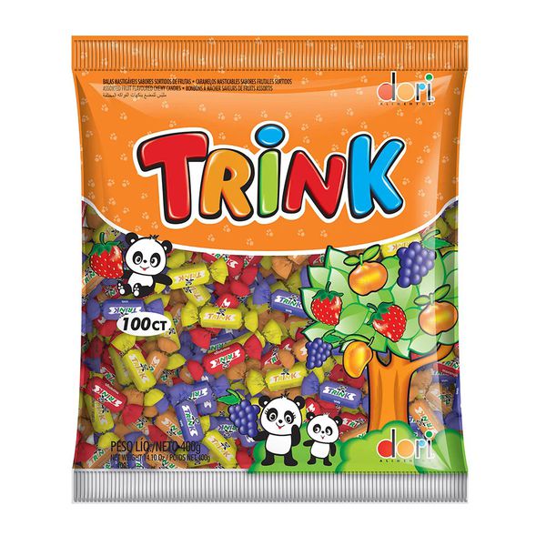 BALA TRINK FRUTAS 400G DORI - 279307 - CHOKDOCE