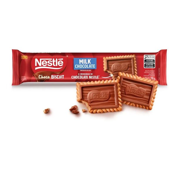 BISCOITO CHOCOBISCUIT 78G NESTLE - 493543 - CHOKDOCE