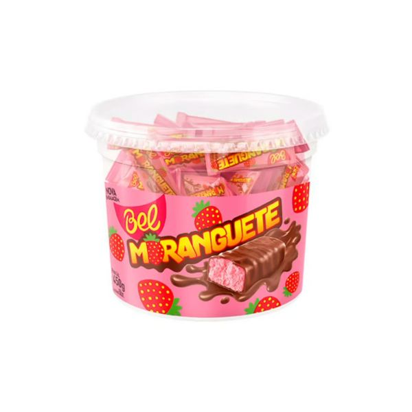 BOMBOM MORANGUETE POTE 450G BEL - 258159 - CHOKDOCE