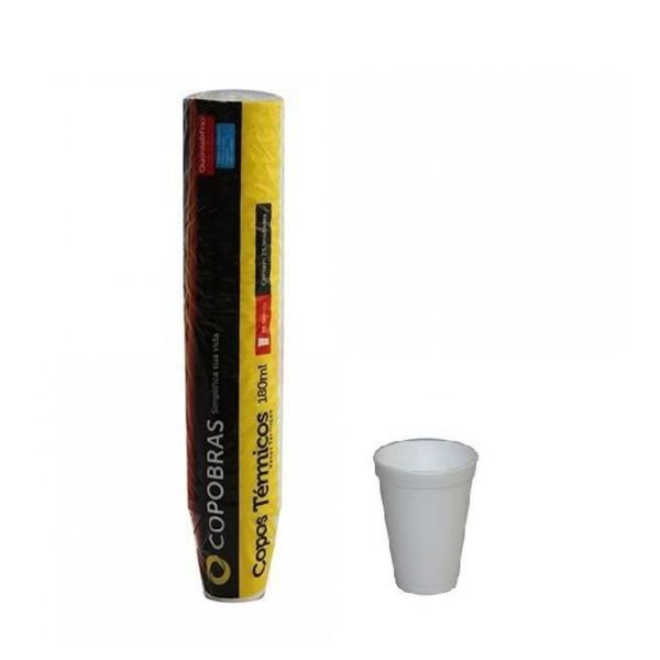 CCT-180 COPO PLAST TERMICO BRC 180ML C/25 COPOBRAS - 527118 - CHOKDOCE