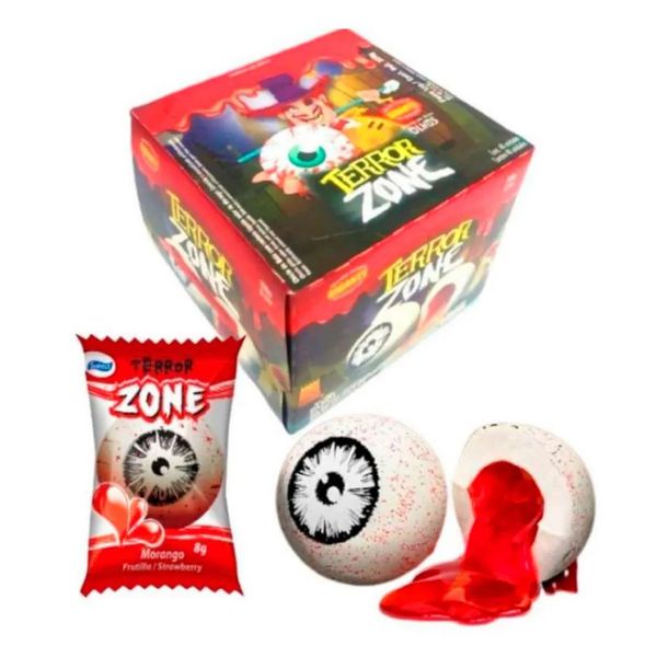 CHICLE ZONE MORANGO 320G SUKEST - 486187 - CHOKDOCE
