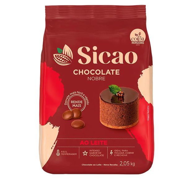 CHOCOLATE AO LEITE FACIL DERRETIMENTO 2.05KG SICAO - 233361 - CHOKDOCE