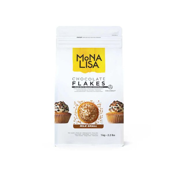 CHOC FLAKES SMALL MILK MONALISA 1KG BARRY CALLEBAUT - 576444 - CHOKDOCE