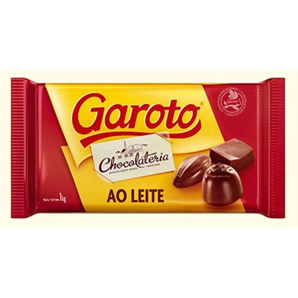 COBERTURA CHOCOLATE AO LEITE 1KG GAROTO - 764063 - CHOKDOCE
