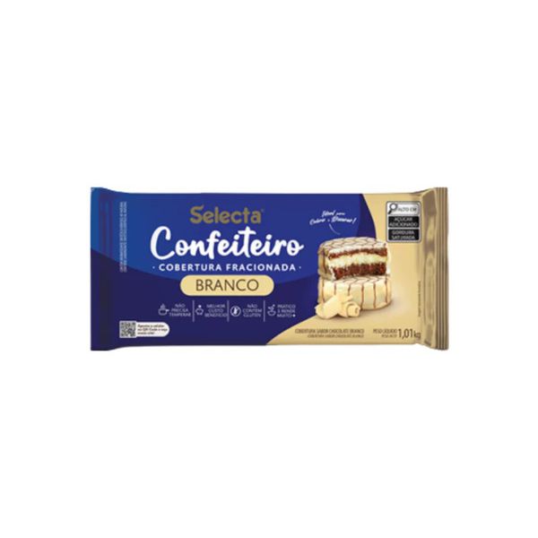 COBERTURA CONFEITEIRO BRANCO 1.01KG MIX - 686020 - CHOKDOCE